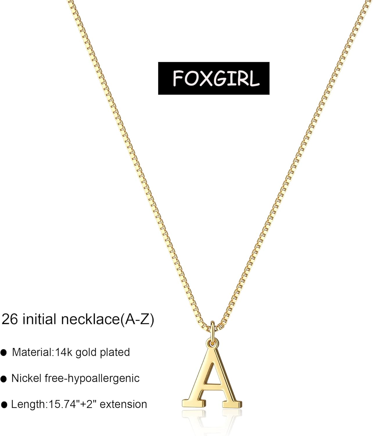 Dainty Initial Pendant Necklace™